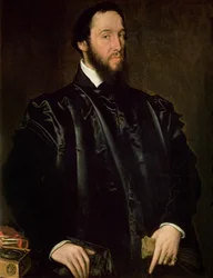 Porträt von Anton Perrenot de Granvelle (1517-86), Staatsminister von Karl V. und Philipp II. von Spanien, der 1571 spanischer Vizekönig in Neapel wurde, 1549